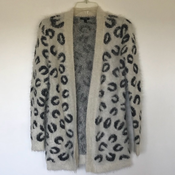apt 9 leopard cardigan